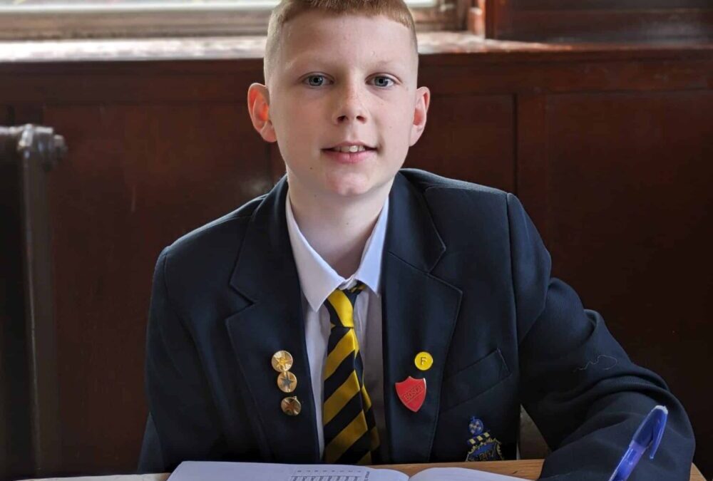 Archie Achieves Gold Badge for Positive Points