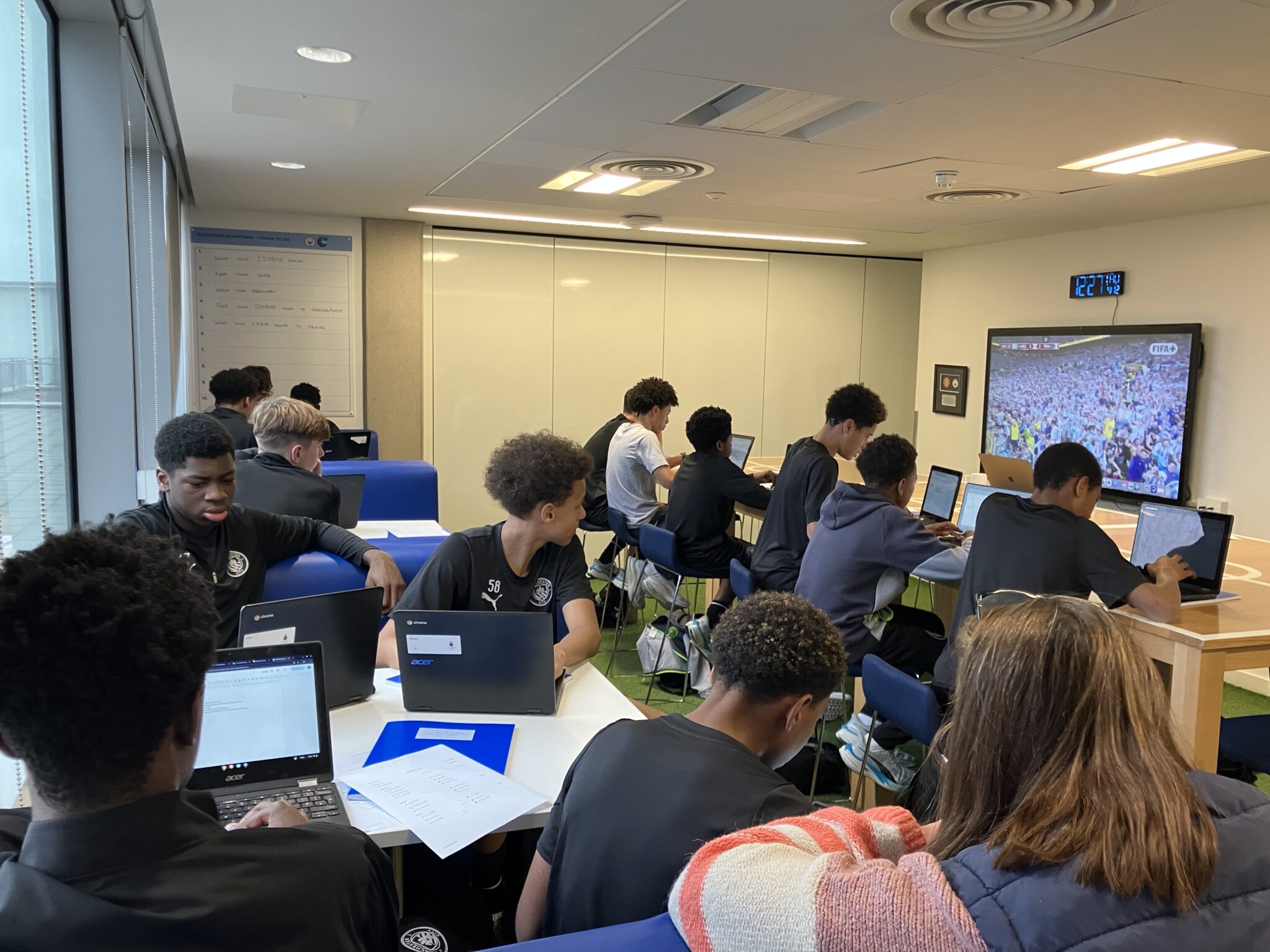 BBC Sports Journalist Inspires in Football Reporting Session