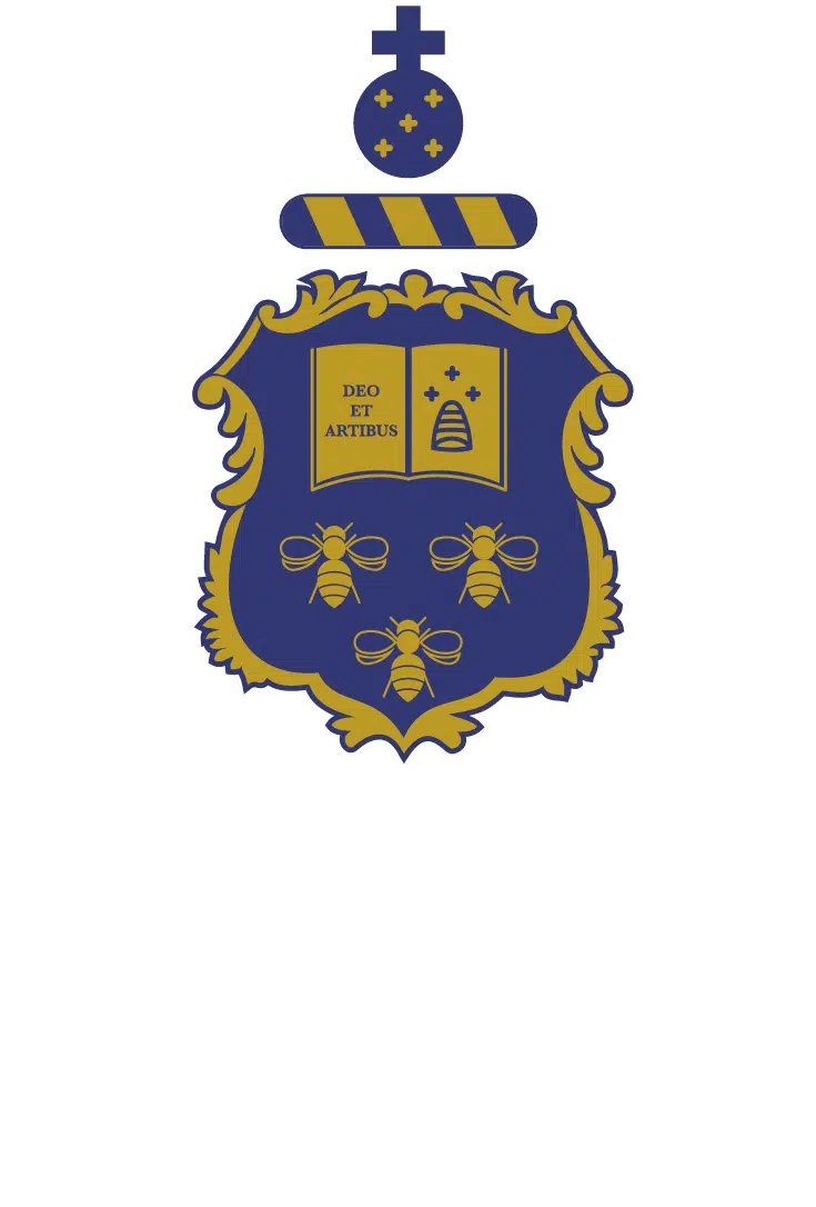 St Bede's College crest and wordmark